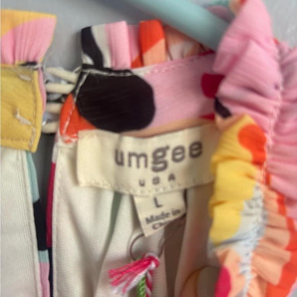 Umgee Pink Multi-Color Sleeveless dress - Picture 2 of 5